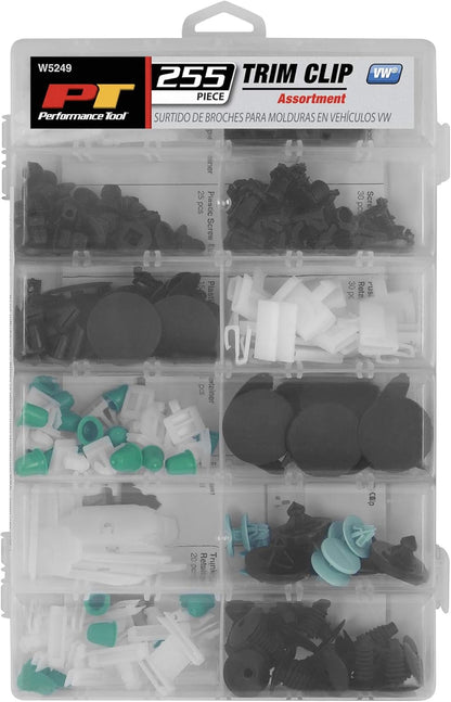 Performance Tool W5249 255pc Volkswagen Trim Clip