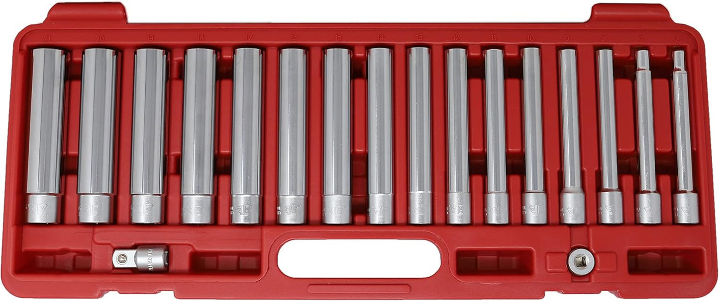 CTA Tools 1189 17 Pc. Extra Deep Metric Socket Set