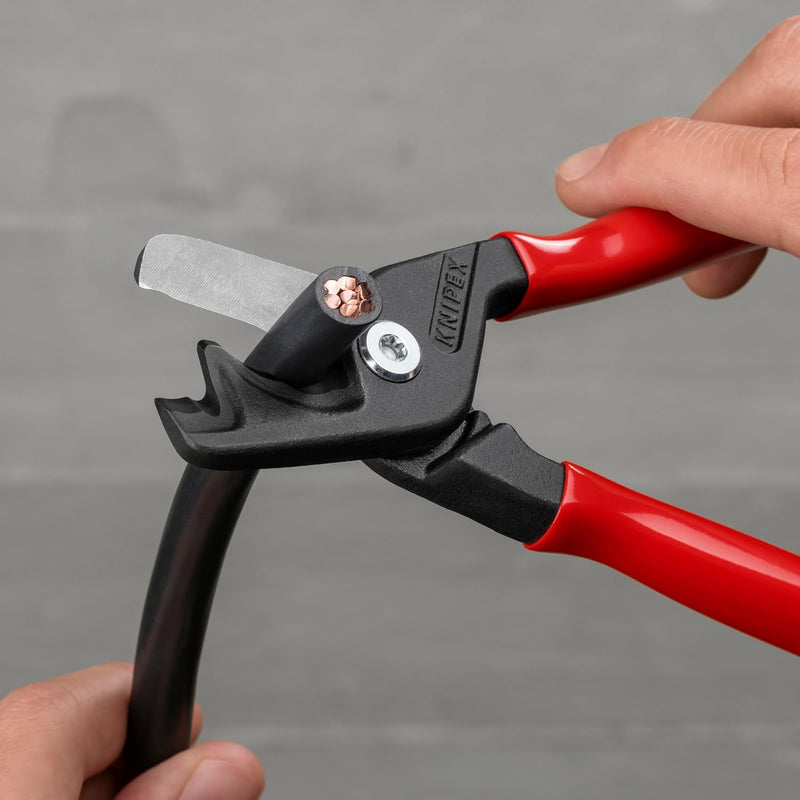 Load image into Gallery viewer, KNIPEX Tools 95 11 225 StepCut® XL Cable Shears, 9&quot;
