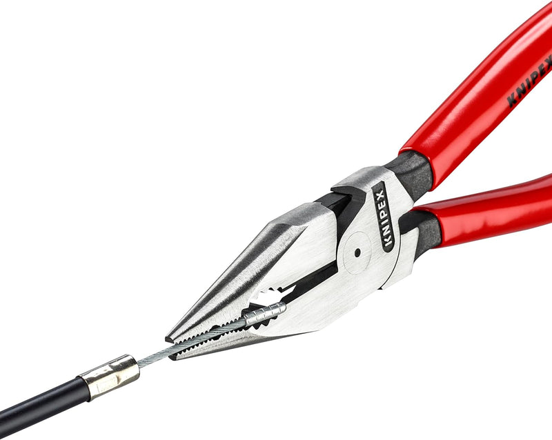 Load image into Gallery viewer, KNIPEX Tools 08 21 185 SBA Needle Nose Combination Pliers, 7-1/4&quot;
