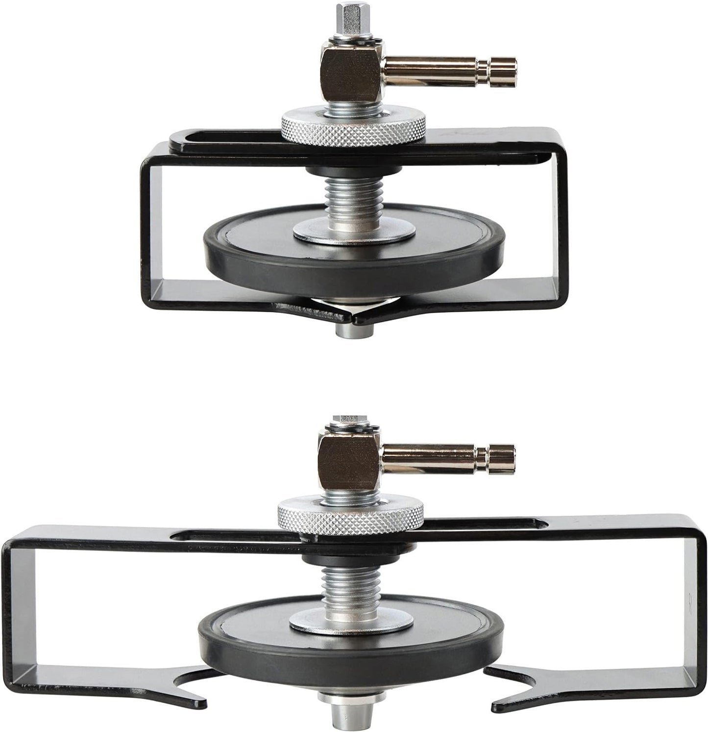 Cal Van 24630 Universal Master Cylinder Adapter Cap with Wings - Adjustable 1-2.6" Opening Pressure Brake Bleeder Kit