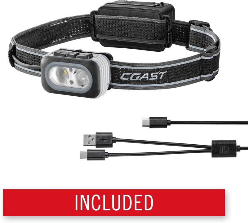 Load image into Gallery viewer, Coast 30899 RL20R 1000 Lumen Tri-Color LED Rechargeable Headlamp
