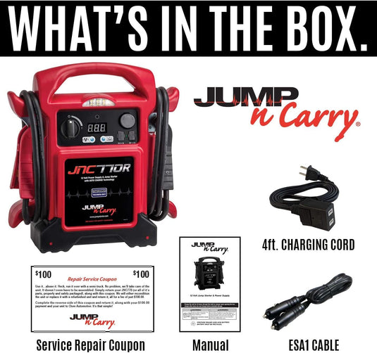 Clore Automotive JNC770 Jump-N-Carry 1700 Peak Amp Premium 12-Volt  Jump Starter