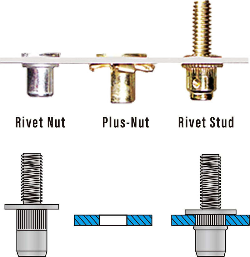 Load image into Gallery viewer, Astro Pneumatic 1455 Hand Rivet Stud Setter Kit (SAE &amp; Metric)
