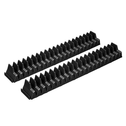 Ernst Manufacturing 5410 Modular Wrench Rack Organizer, 40 Tool, Black