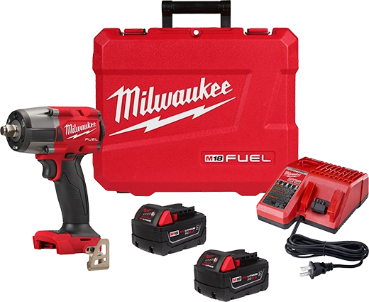 Milwaukee2962-22R M18 FUEL™ 1/2 " Mid-Torque Impact Wrench w/ Friction Ring Kit + FREE Battery