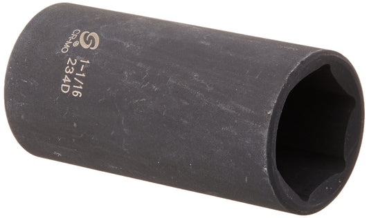 SUNEX 1/2" DRIVE 1-1/16" DEEP IMPACT SOCKET (234D)