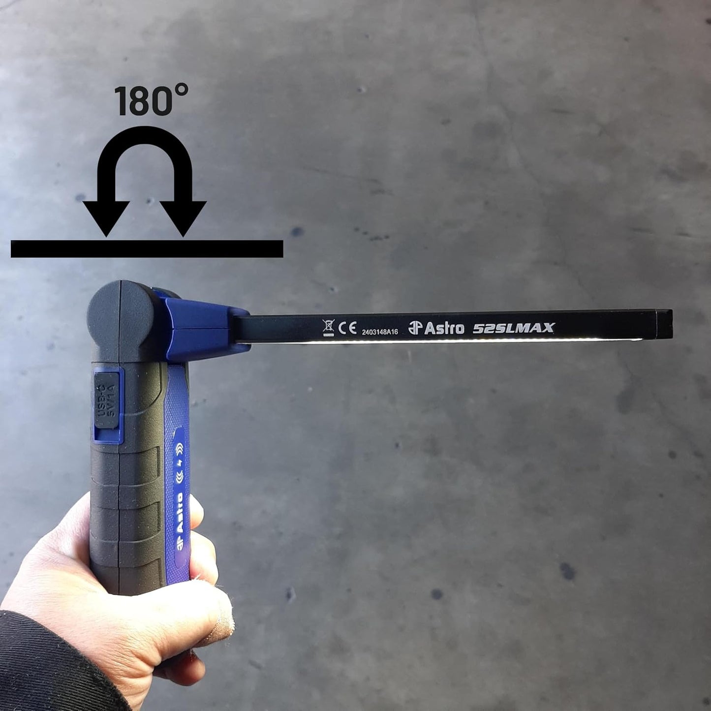 Astro Tools 52SLMAX 750x2 Lumen Wirelessly Rechargeable Folding Double-Sided LED Slim Light