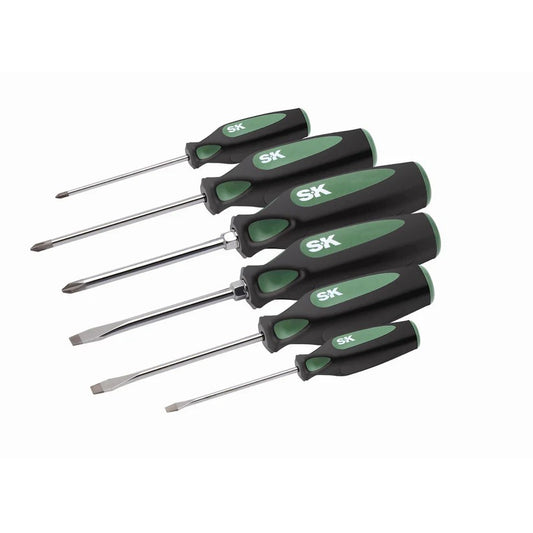 SK Tools 86330 6 Piece CushionGrip Screwdriver Set
