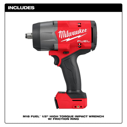 M18 FUEL™ 1/2" High Torque Impact Wrench + FREE Battery