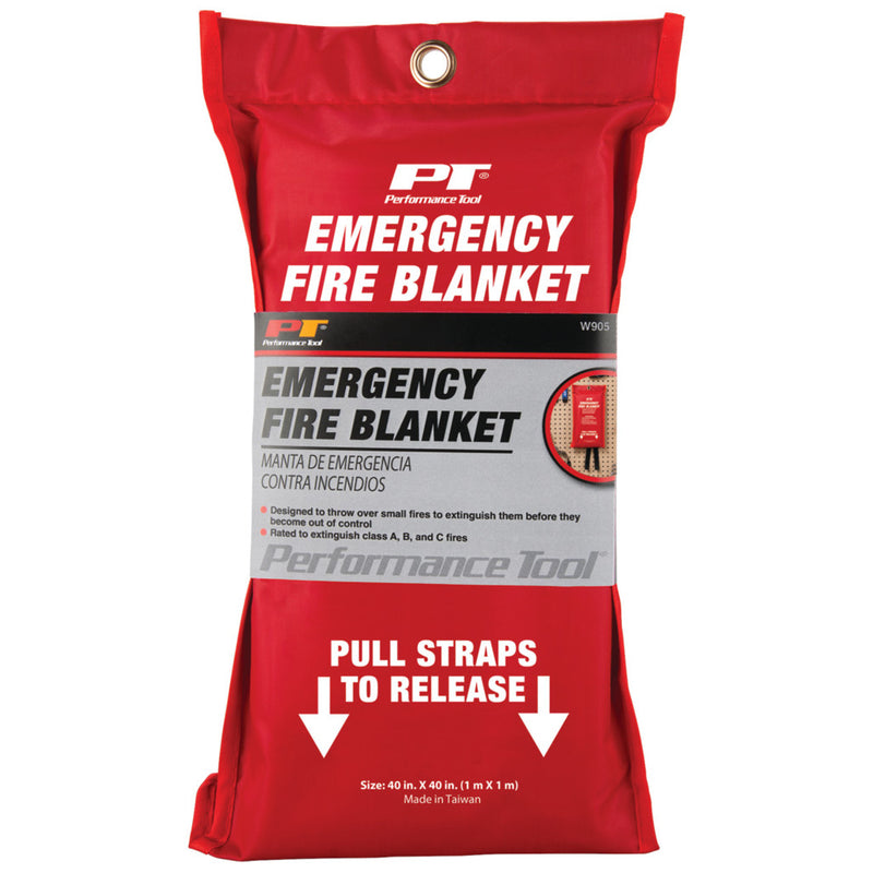 Load image into Gallery viewer, Performance Tool W905 Automotive Emergency Fire Blanket 40&quot;x40&quot; 2-pacK
