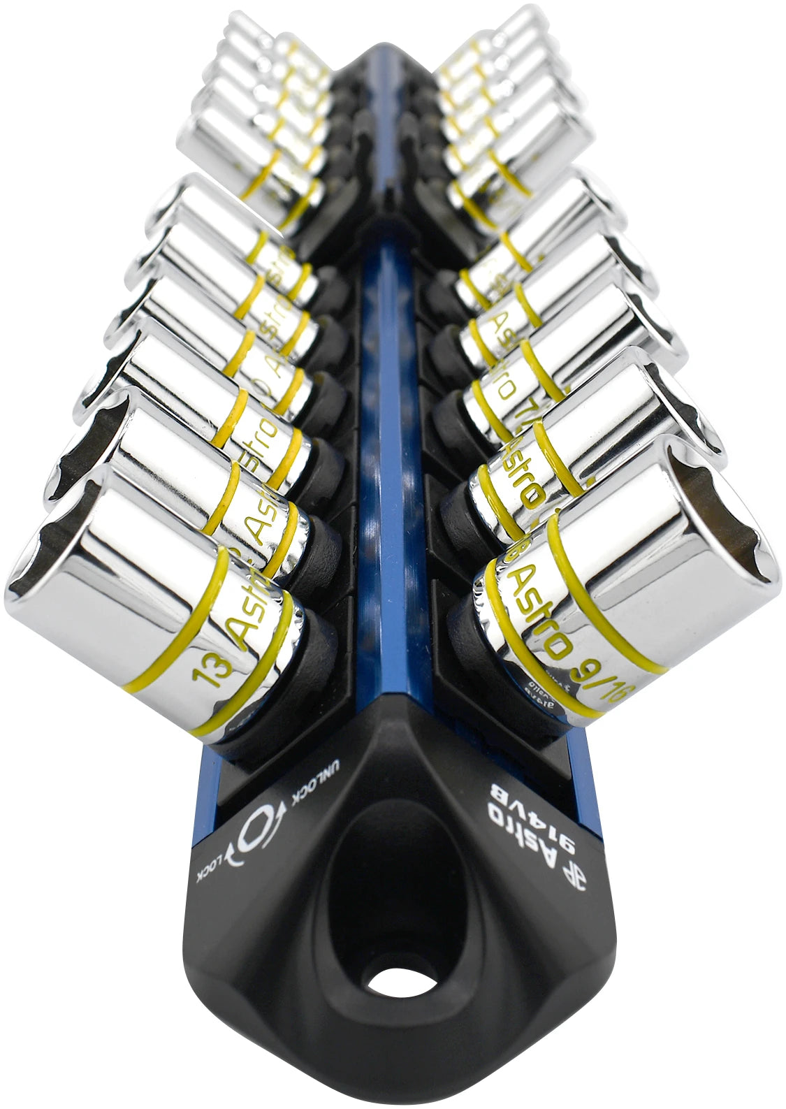 Astro AST914 1/4" Drive V12 Locking Magnetic 22 Socket Organizer