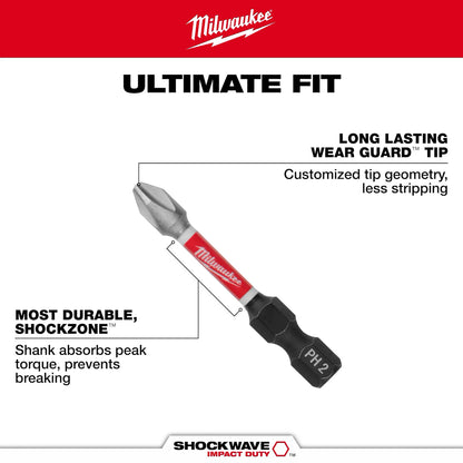 Milwaukee 48-32-4034 124PC SHOCKWAVE™ Impact Duty Auto Bit Set + FREE 43PC Set