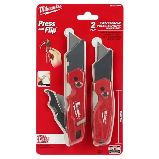 Load image into Gallery viewer, Milwaukee 48-22-1503 FASTBACK™ Folding Utility Knife Set
