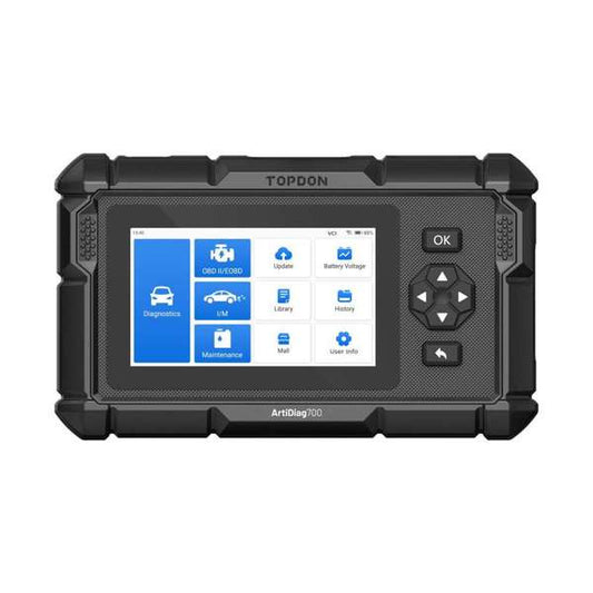 TOPDON AD700 ArtiDiag700 5" Scan Tool – All Systems Scan, 15 Service Functions