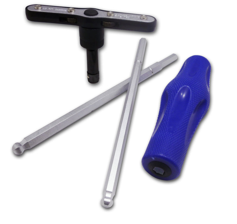 Load image into Gallery viewer, VIM BHM100 10 Piece 2 Way Screwdriver &amp; Ratchet T-Handle Hex &amp; Ball Drive Set
