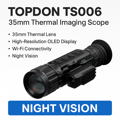TOPDON TS006 35mm Thermal Imaging Scope, Wi-Fi, OLED Display, Night vision