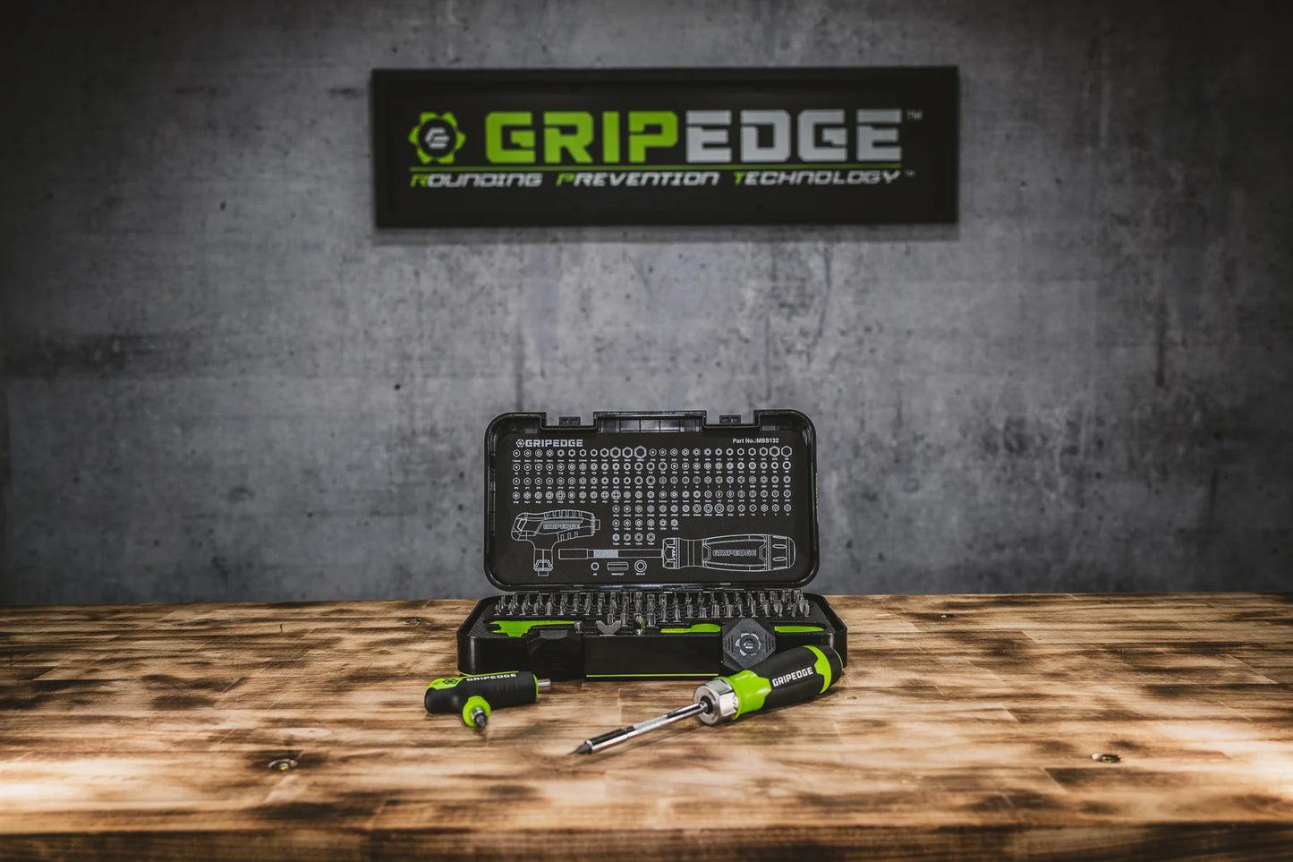 GripEdge MBS132 132-PC RPT Multi-Bit Driver Set