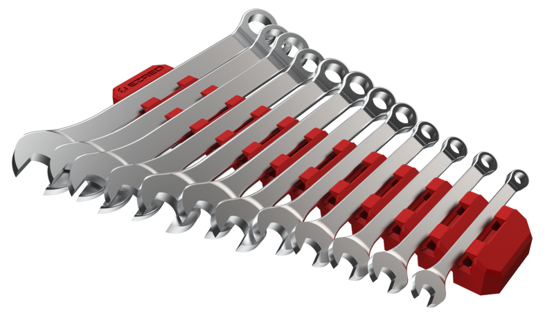 Load image into Gallery viewer, EZ Red FWR12-R MAGNETIC FLEXIBLE 12 SLOT WRENCH HOLDER
