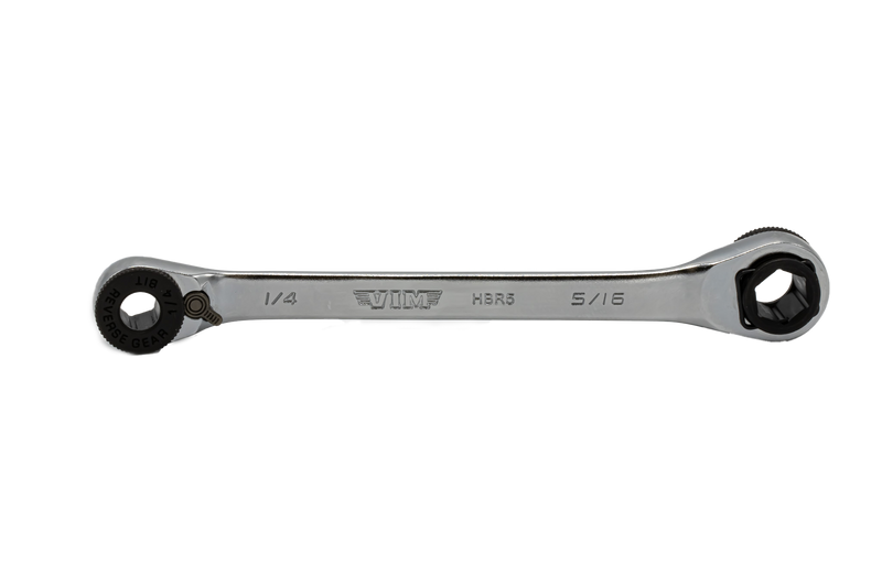 Load image into Gallery viewer, VIM Tools HBR5 1/4&quot; and 5/16&quot; Hex Micro Bit Ratchet with 1/4&quot; Square Drive
