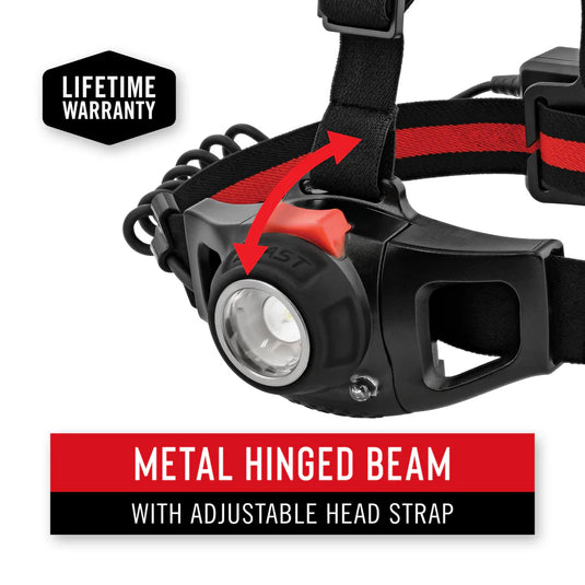 Coast 30080 HL77R Rechargeable Pure Beam Focusing Headlamp (550 Lumens)