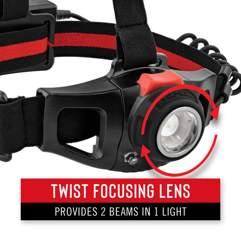 Load image into Gallery viewer, Coast 30080 HL77R Rechargeable Pure Beam Focusing Headlamp (550 Lumens)
