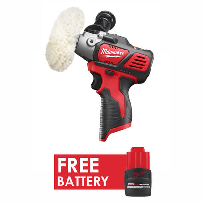 Milwaukee 2438-20 Variable Speed Polisher/Sander + FREE Battery