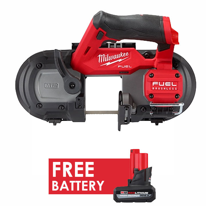 Milwaukee 2529-20 M12 FUEL Compact Band Saw + FREE Battery