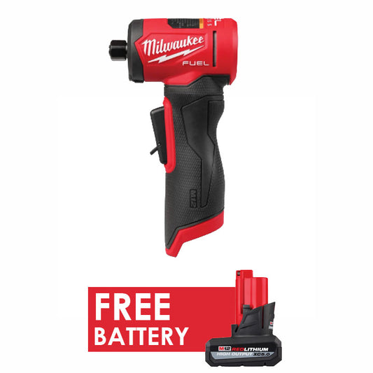 Milwaukee 3485-20 M12 FUEL 1/4" Right Angle Die Grinder + FREE Battery