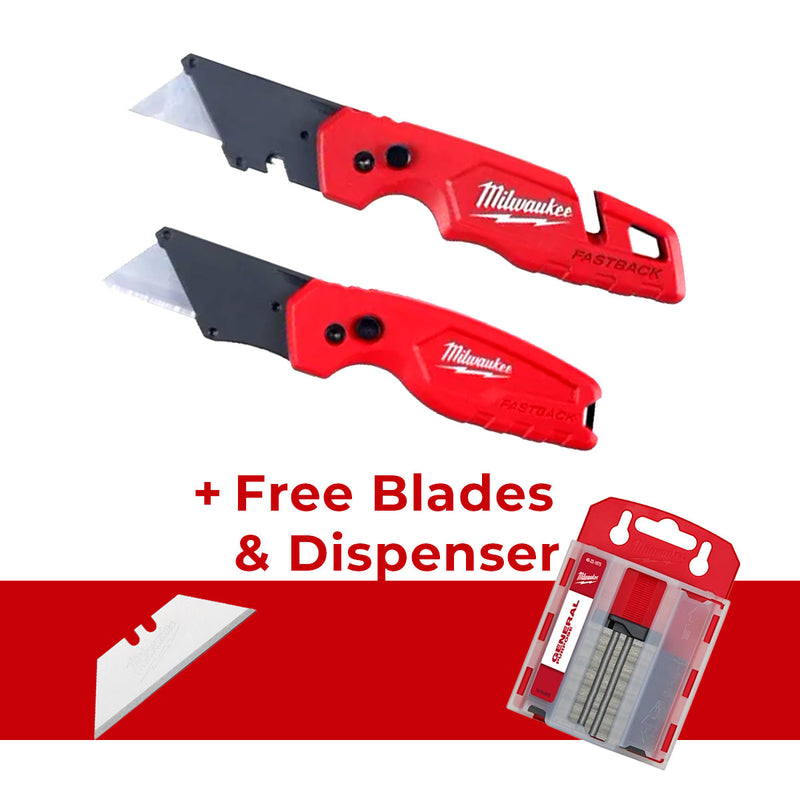 Load image into Gallery viewer, Milwaukee 48-22-1503 FASTBACK™ Folding Utility Knife Set
