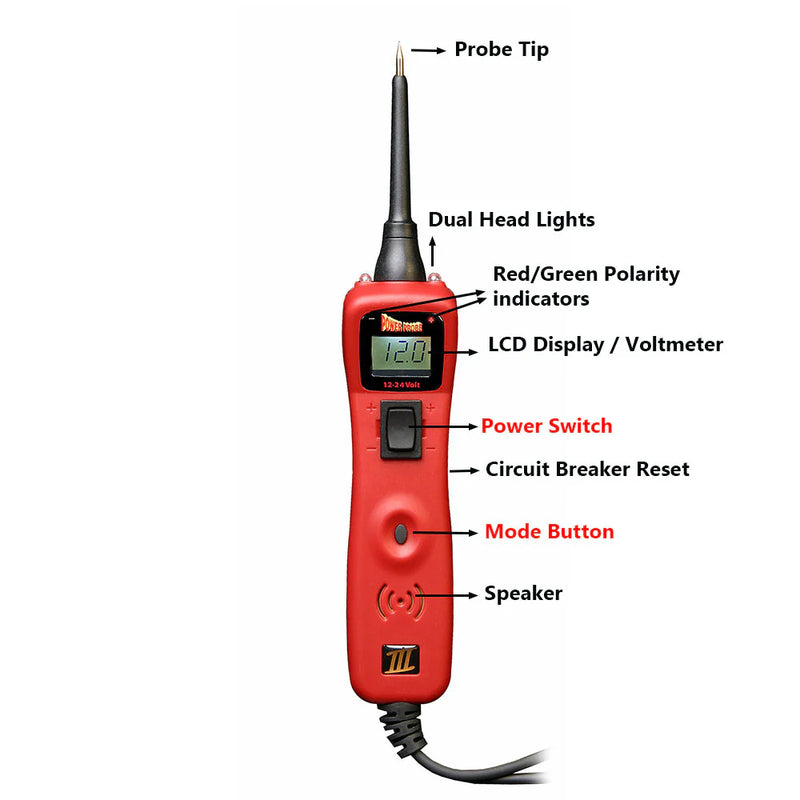 Load image into Gallery viewer, POWER PROBE 319FTC III 3 CIRCUIT TESTER KIT - RED
