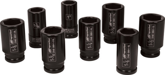 Ingersoll Rand SK6H8LN 3/4" Drive Deep SAE Impact Socket set (8 Piece)