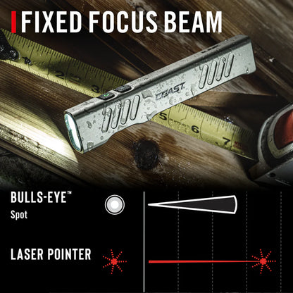 Coast 31013 Slayer Laser LED Rechargeable Flashlight 1000 Lumen + Magnetic
