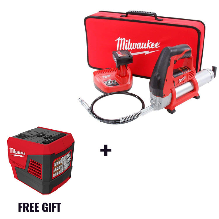 Load image into Gallery viewer, Milwaukee 2446-21XC M12 Cordless Grease Gun Kit
