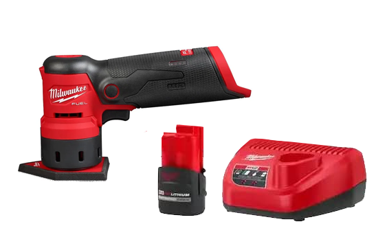 Milwaukee 2531-20 M12 FUEL 12-Volt Lithium-Ion Brushless Cordless Orbital Detail Sander Kit