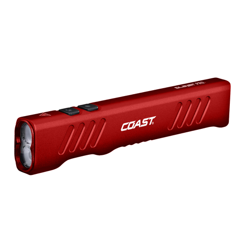 Coast 31103 Slayer Pro Rechargeable LED Flashlight, Programmable, Red