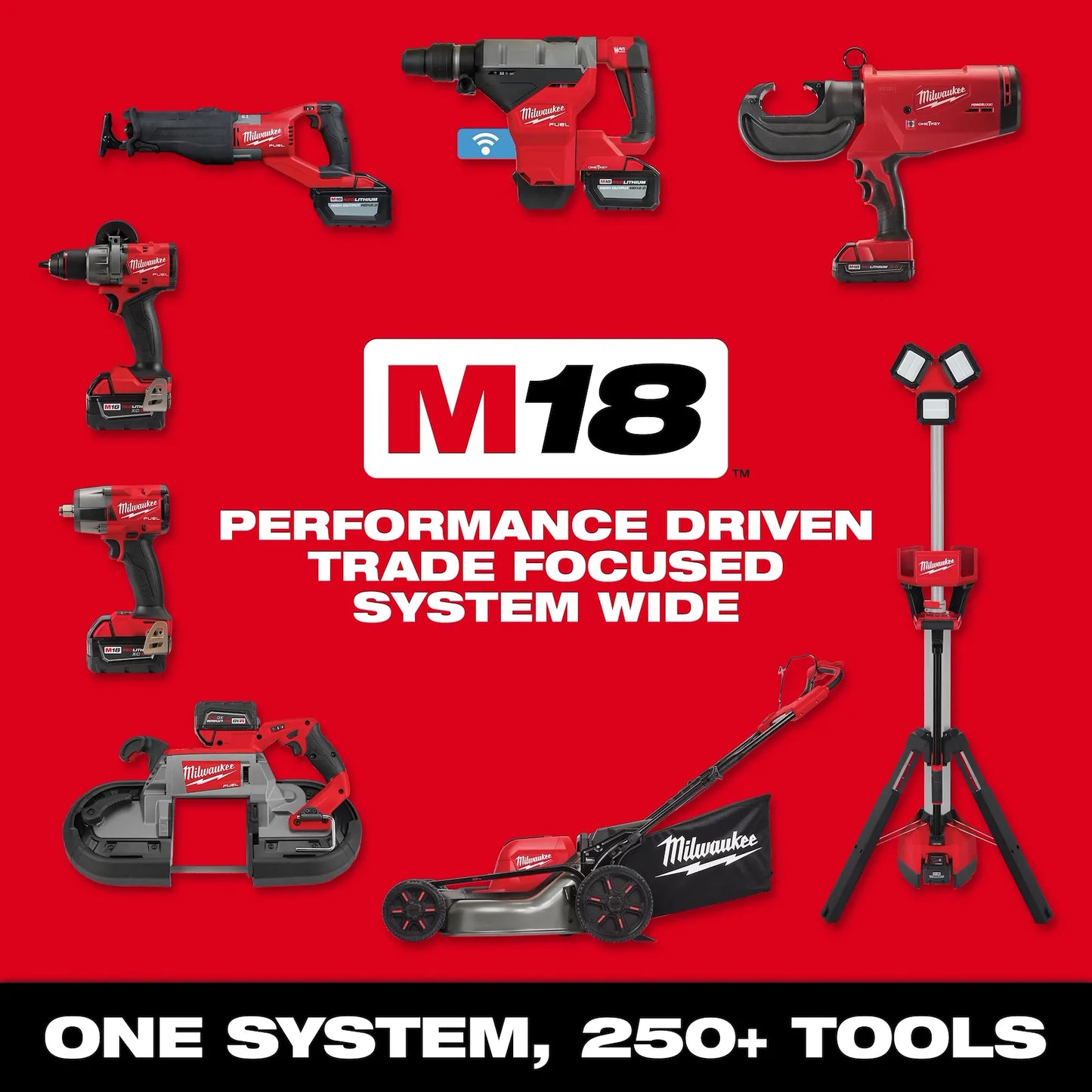 Milwaukee 2962-20 M18 FUEL™ 1/2" Mid-Torque Impact Wrench w/ Friction Ring + FREE Battery