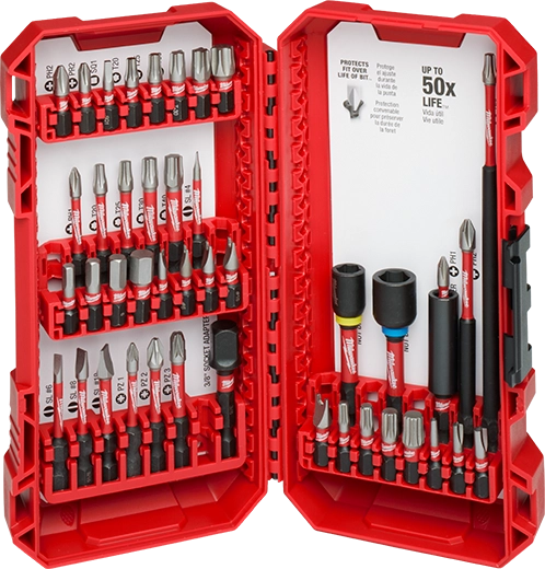 Milwaukee 48-32-4034 SHOCKWAVE Impact Duty™ Driver Bit Auto Set – 124PC + FREE 43pc Set