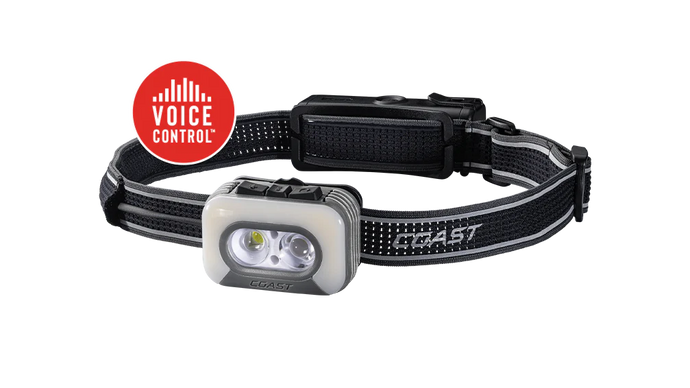 Coast RL35R 31108 Voice Controlled Headlamp - Voice Activated Lighting 1100 Lumens