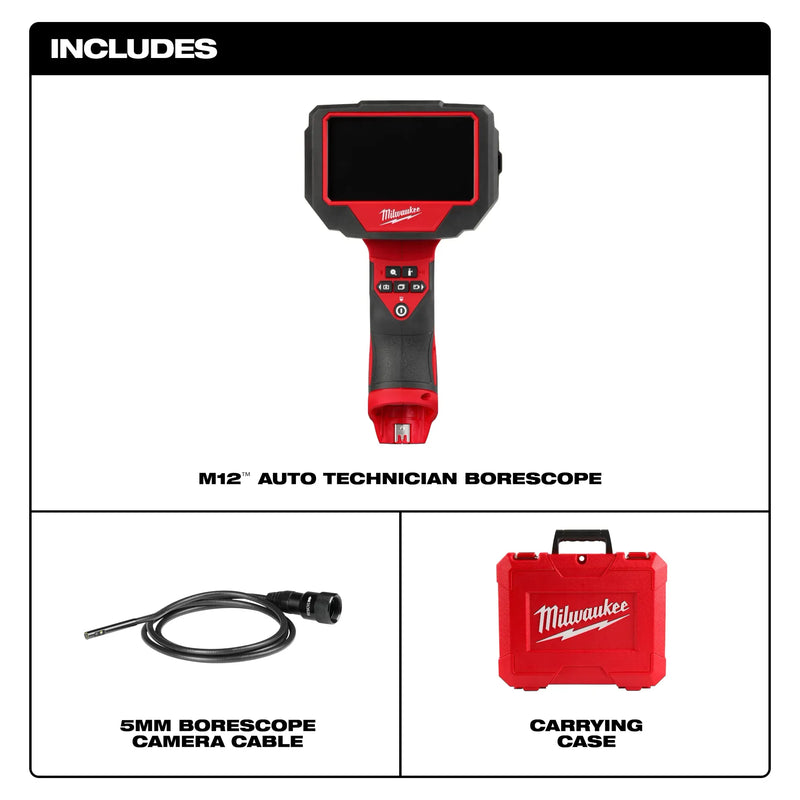 Load image into Gallery viewer, Milwaukee 3150-20M12™ Auto Technician 5mm Borescope Camera Diagnostic Tool
