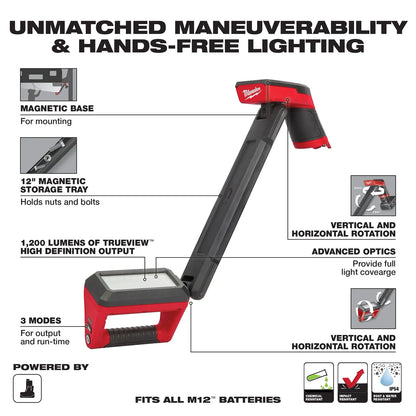 Milwaukee 2126-20 M12 Underbody Light + FREE Battery
