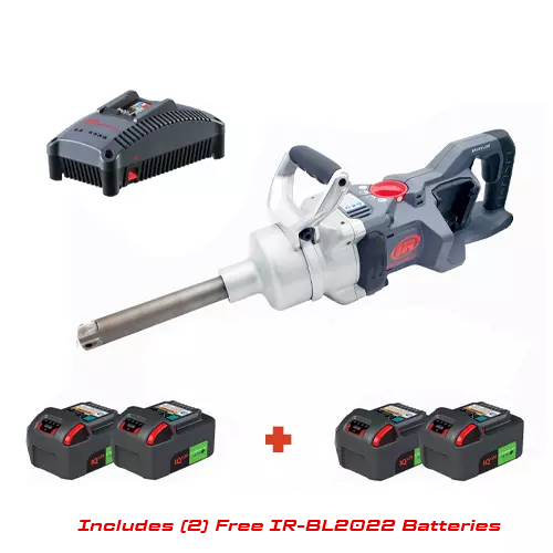 Load image into Gallery viewer, Ingersoll Rand W9691K2E 20V High-torque 1&quot; Cordless Impact Wrench Kit, 6&quot; Ext Anvil
