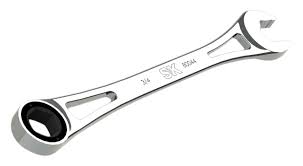 SK Hand Tools 80044 3/4" 6pt X-Frame Ratcheting Combination Wrench