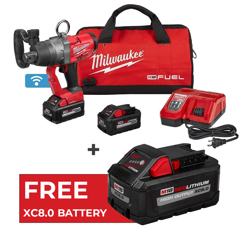 Load image into Gallery viewer, Milwaukee 2867-22 M18 Fuel Cordless 1&quot; High Torque Impact Wrench  One-Key + Free Battery
