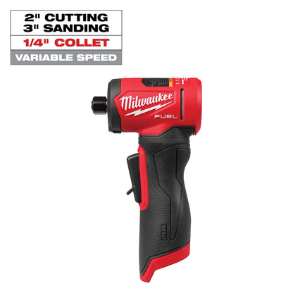 Milwaukee 3485-20 M12 FUEL 1/4" Right Angle Die Grinder + FREE Battery