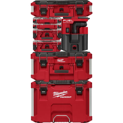 Milwaukee 0970-20 M18 FUEL 2.5 Gallon Wet/Dry Vacuum w/ PACKOUT Compatibility + FREE BATTERY