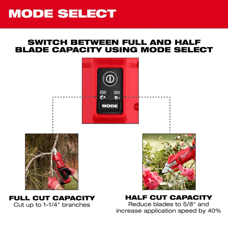 Load image into Gallery viewer, Milwaukee 2534-20 M12 Brushless Pruning Shears + Free 5.0ah Battery
