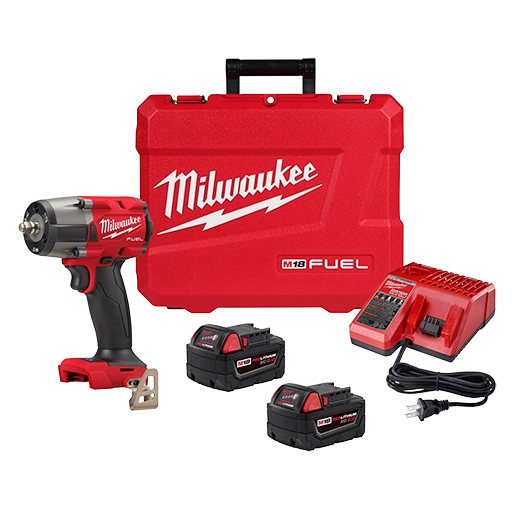 Milwaukee 2960-22R M18 FUEL™ 3/8 " Mid-Torque Impact Wrench w/ Friction Ring Kit + FREE Battery