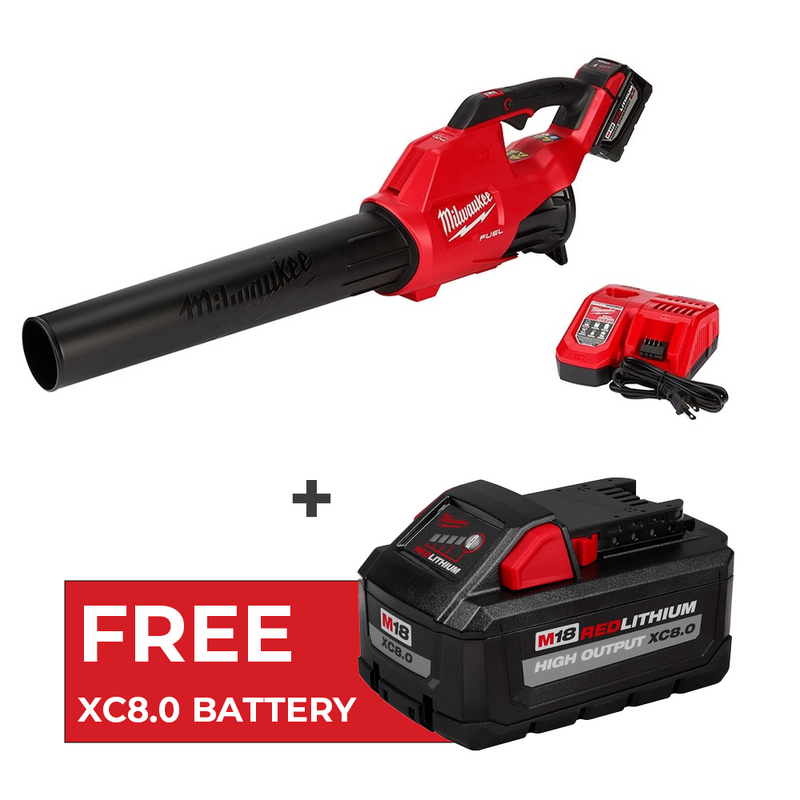 Load image into Gallery viewer, Milwaukee 2724-21HD 120 MPH 450CFM Powerstate Brushless M18 FUEL Blower Kit + Free Battery
