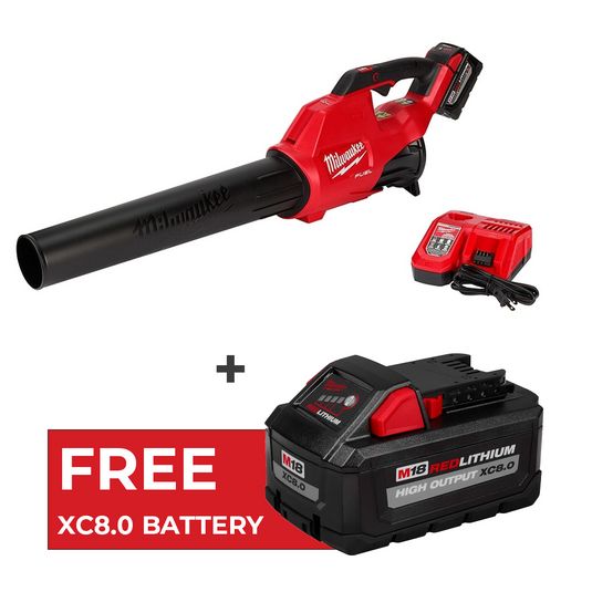 Milwaukee blower free battery sale